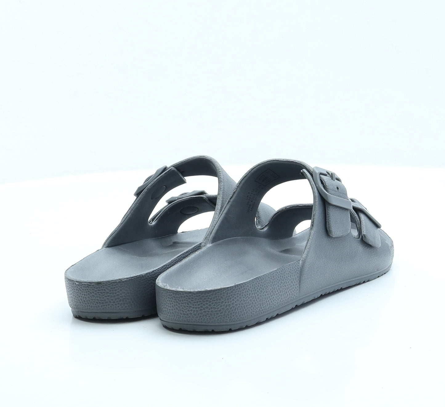 Marks and Spencer Womens Grey Rubber Slider Sandal UK 4