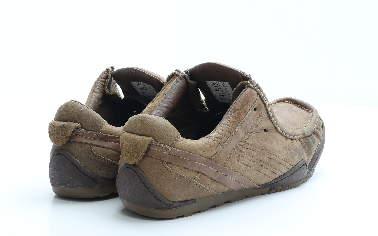 George Mens Brown Polyester Boat Shoe Casual UK 9