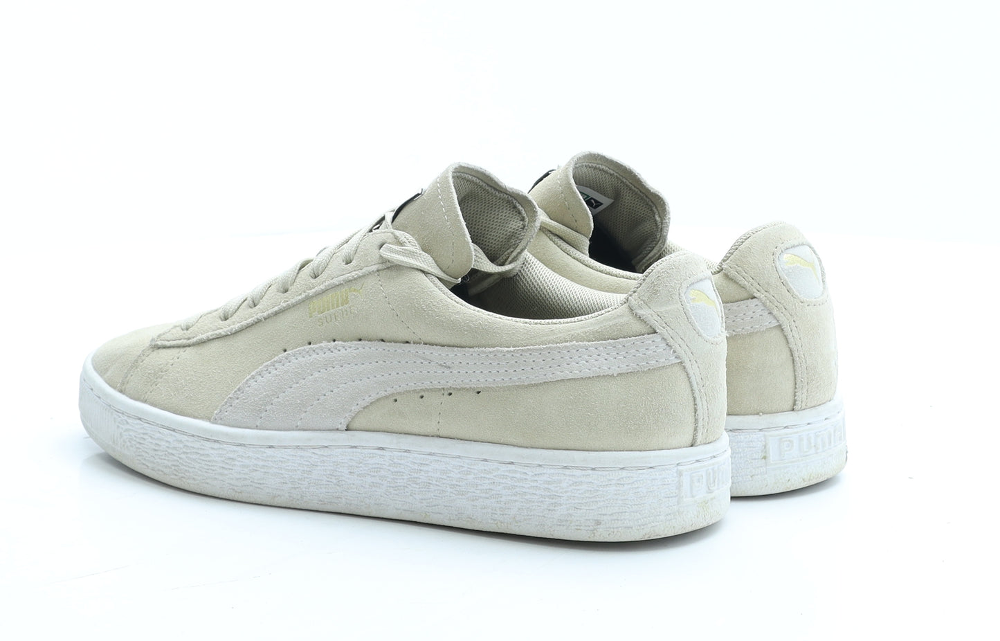 PUMA Womens Beige Polyester Trainer UK 5 EUR 38