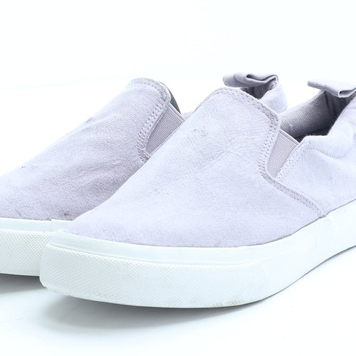 Primark Womens Purple Polyamide Loafer Flat UK 4 EUR 37