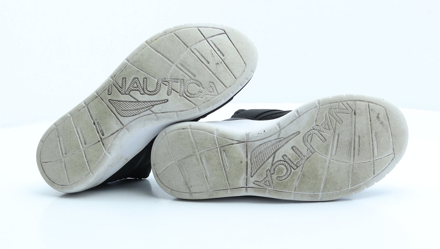 Nautica Girls Black Polyester Trainer UK 4 EUR 37