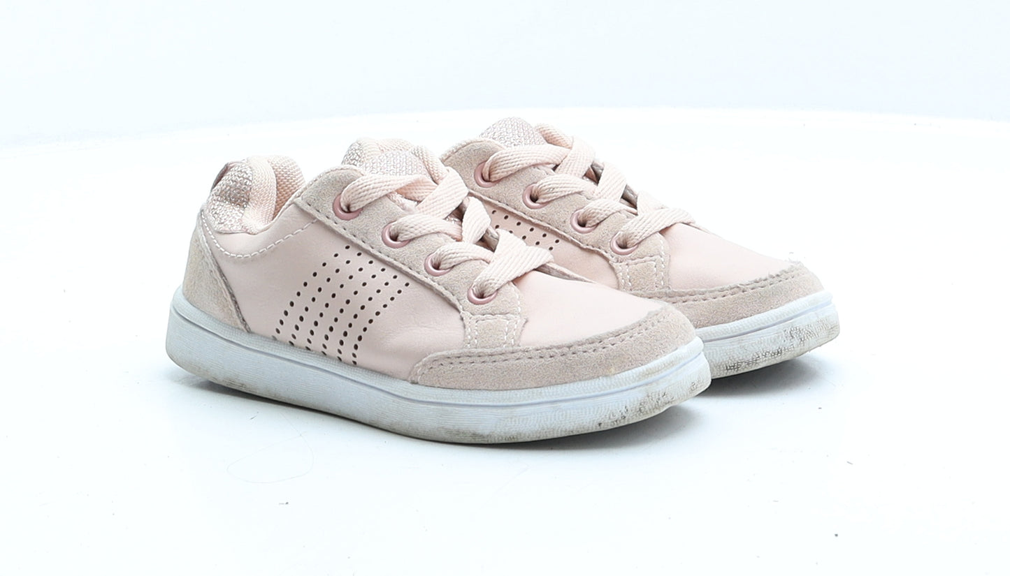 Atmosphere Girls Pink Polyester Trainer UK 9 EUR 27