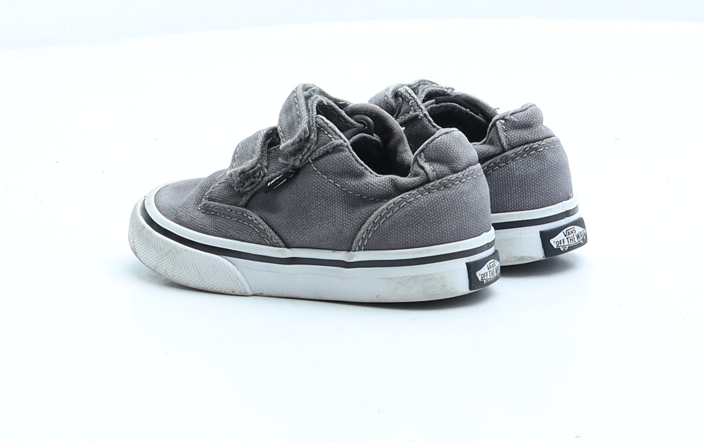 VANS Boys Grey Polyester Trainer UK 5 EUR 21
