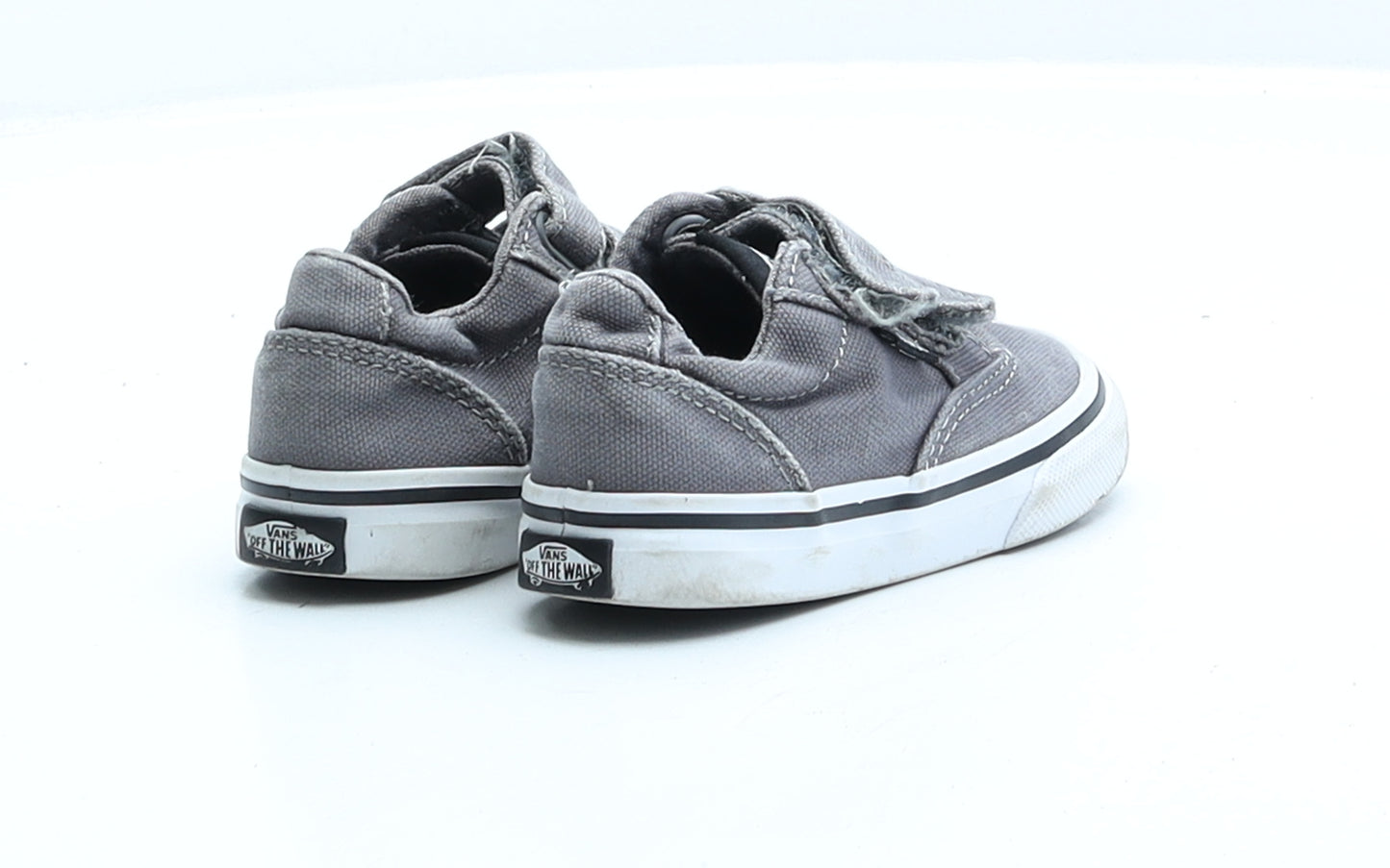 VANS Boys Grey Polyester Trainer UK 5 EUR 21