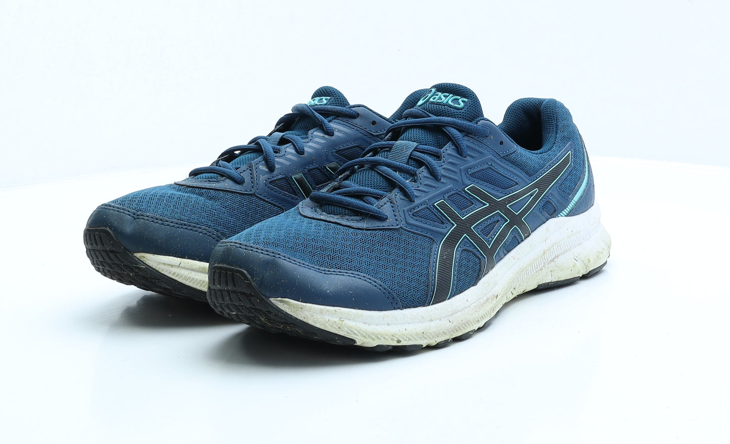 ASICS Mens Blue Polyester Trainer UK 10 EUR 45