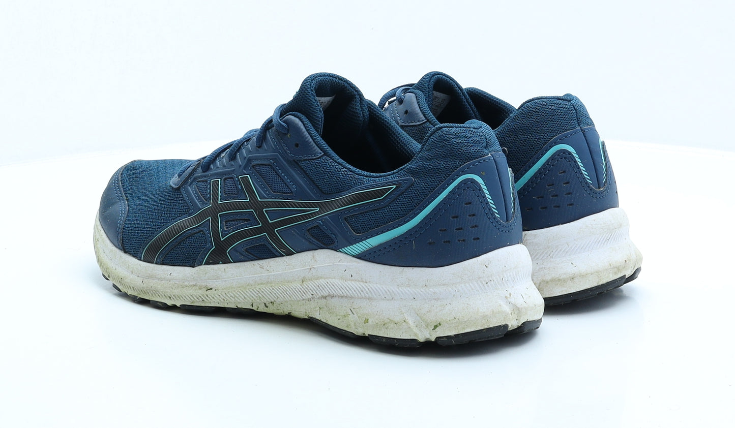 ASICS Mens Blue Polyester Trainer UK 10 EUR 45