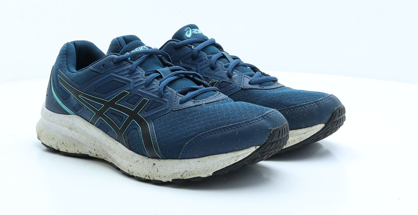 ASICS Mens Blue Polyester Trainer UK 10 EUR 45