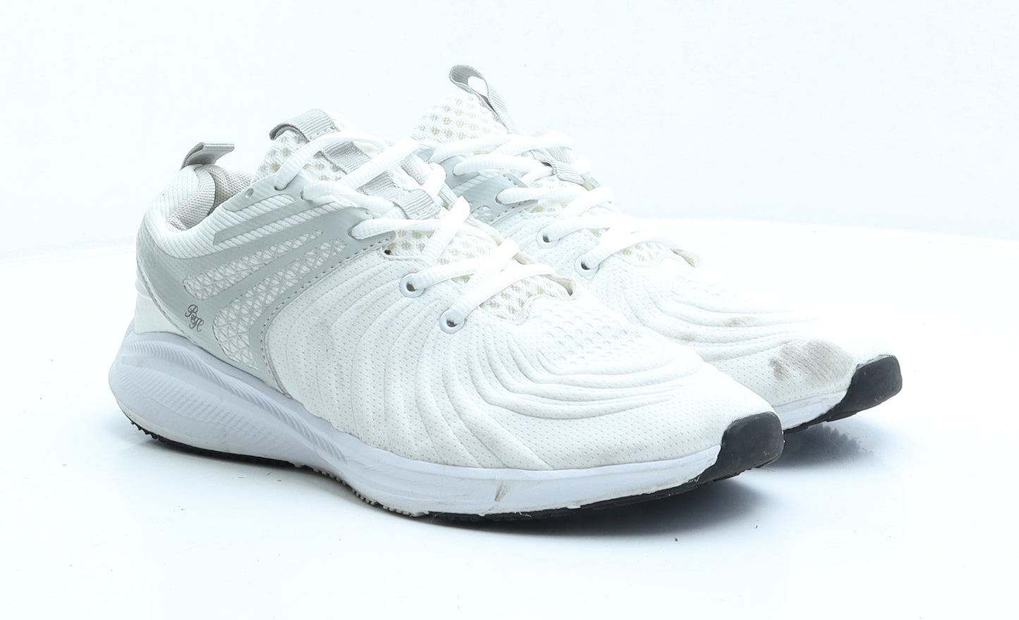 Beck & Hersey Mens White Polyester Trainer UK 9 EUR 43