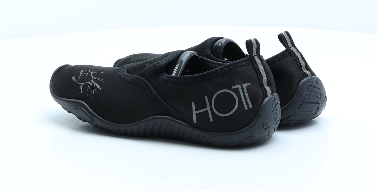 Hottuna Womens Black Polyester Trainer UK 5 EUR 38 - Aqua shoes