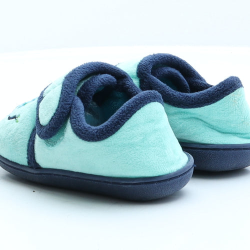 Preworn Boys Blue Polyester Slip On Slipper UK 8 - Robot