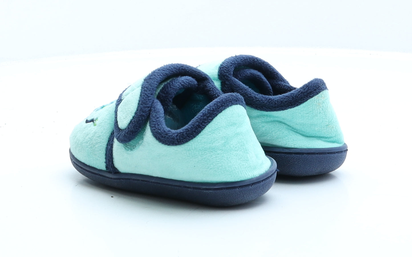 Preworn Boys Blue Polyester Slip On Slipper UK 8 - Robot