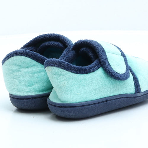 Preworn Boys Blue Polyester Slip On Slipper UK 8 - Robot