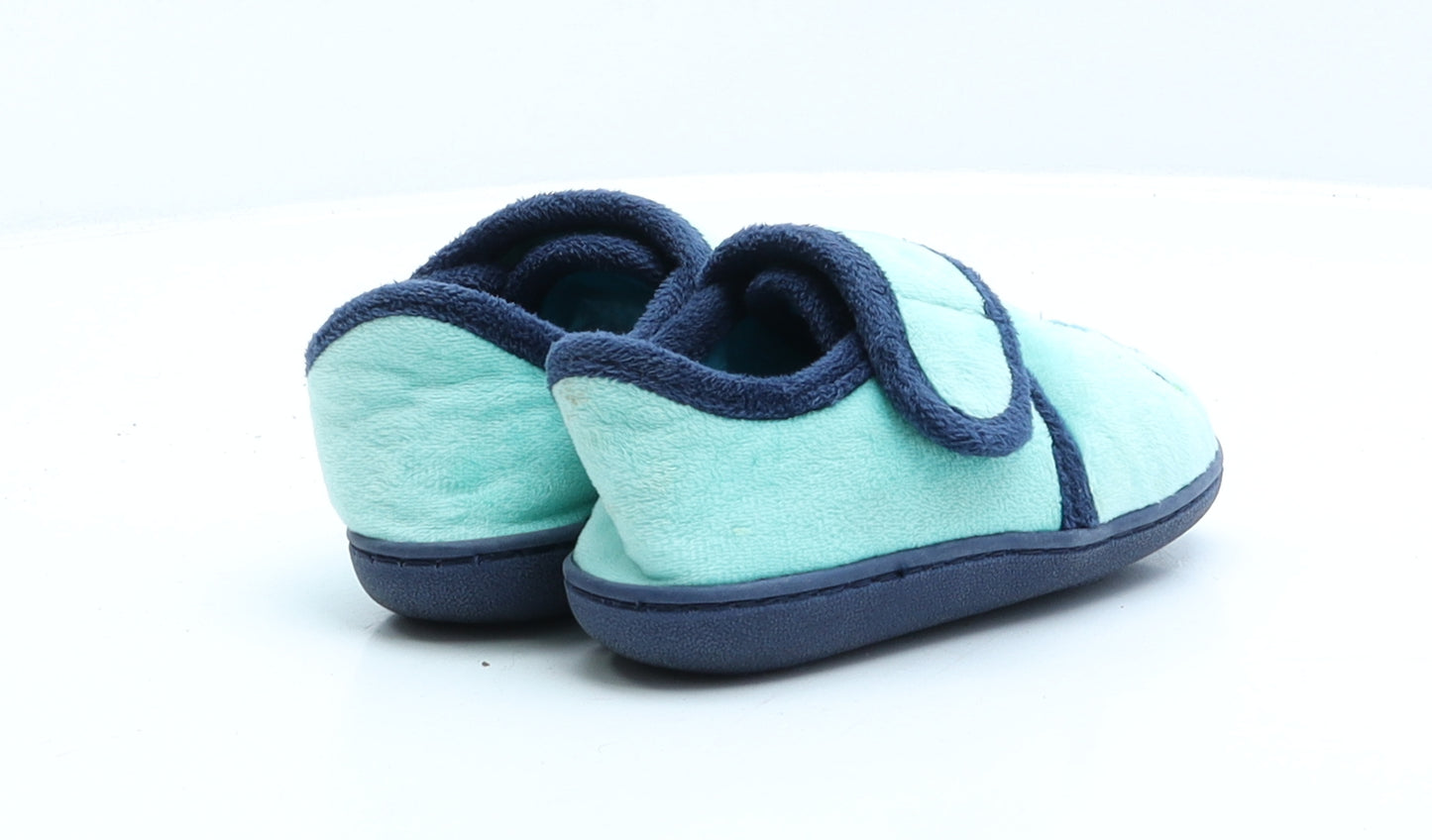 Preworn Boys Blue Polyester Slip On Slipper UK 8 - Robot