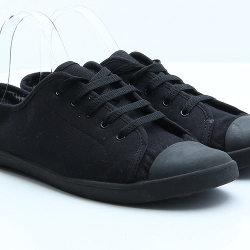 George Mens Black Polyester Trainer UK 8 EUR 41
