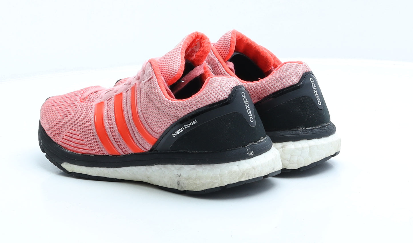 adidas Womens Red Polyester Trainer UK 4 EUR 37