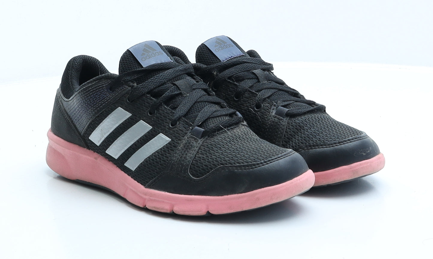 adidas Womens Black Polyester Trainer UK 5 EUR 38