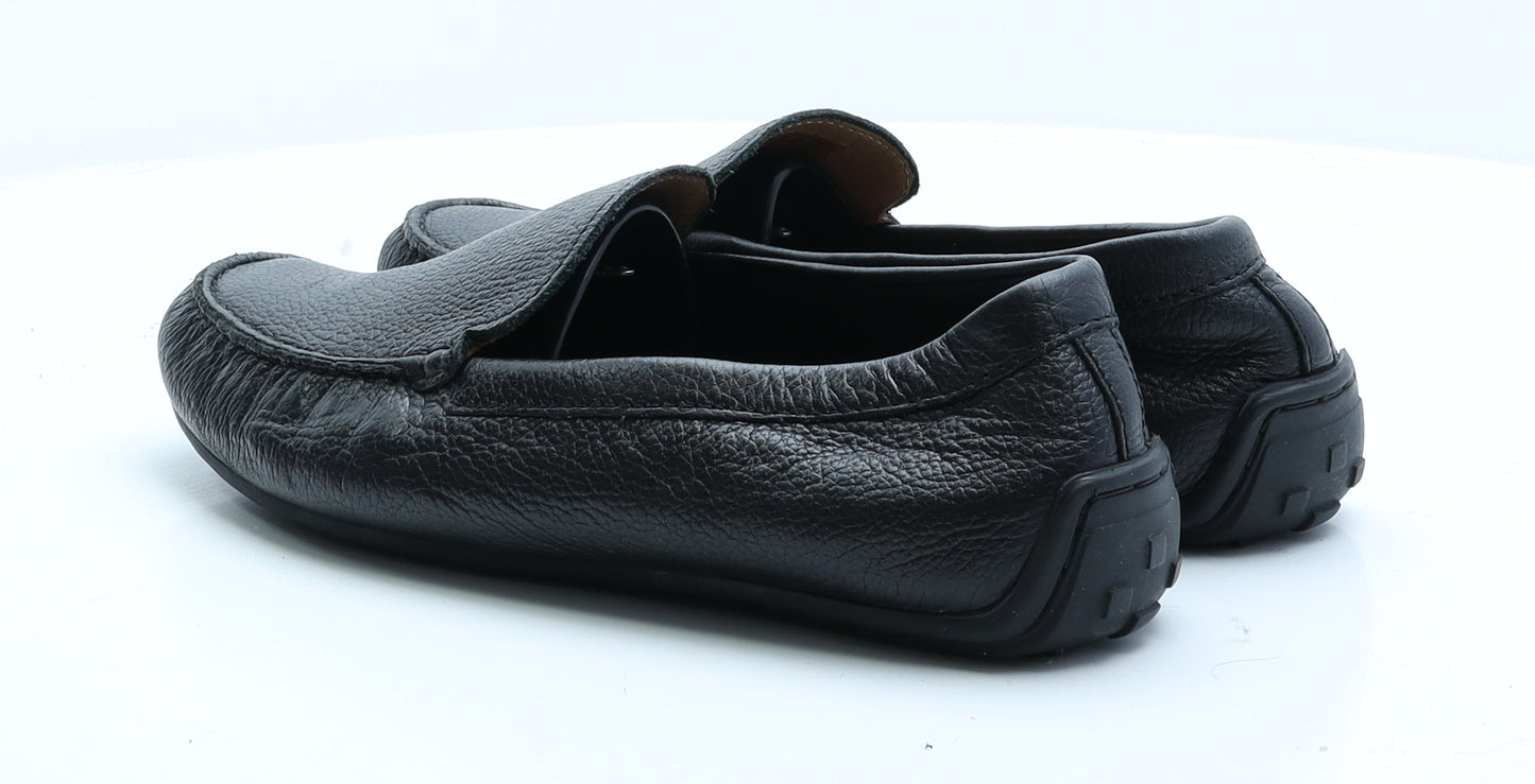 Clarks Mens Black Faux Leather Loafer Casual UK 10 EUR 44