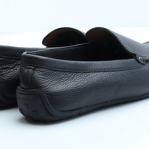 Clarks Mens Black Faux Leather Loafer Casual UK 10 EUR 44