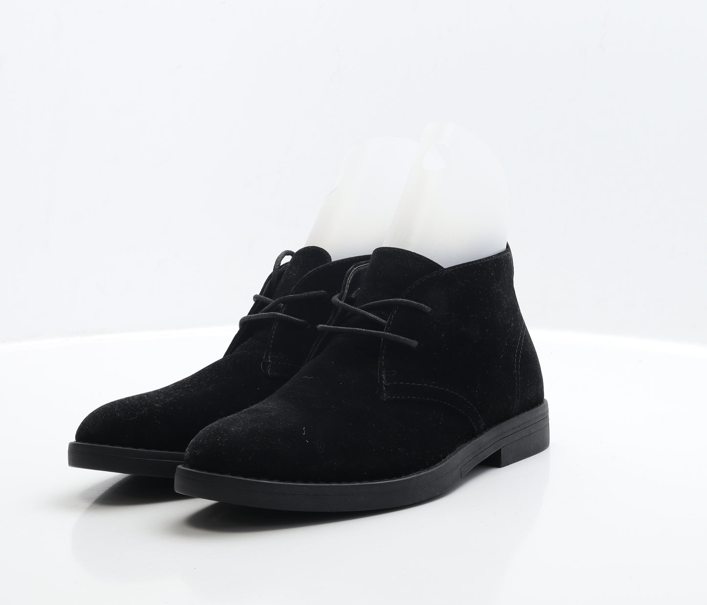 New Look Mens Black Faux Suede Oxford Casual UK 7 EUR 41