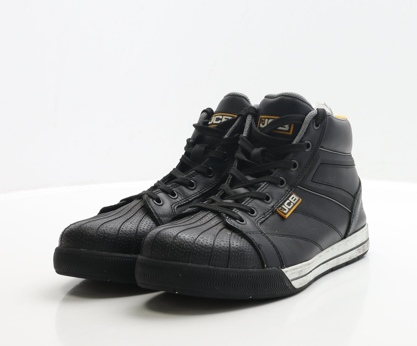 JCB Mens Black Polyester Bootie Boot UK 8 EUR 42