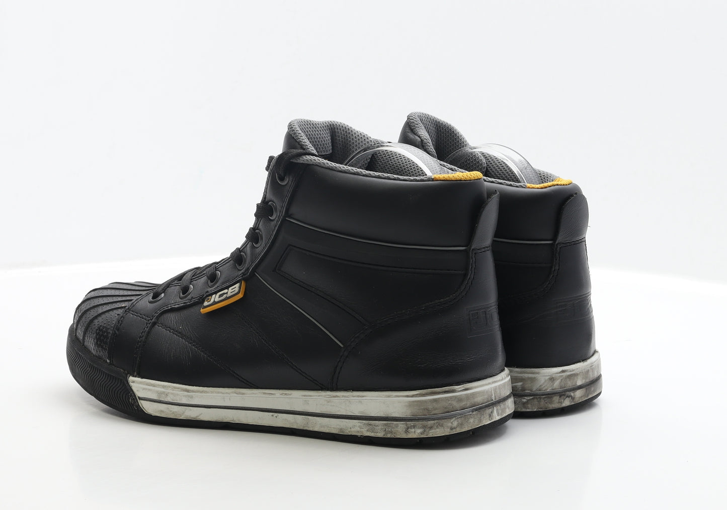 JCB Mens Black Polyester Bootie Boot UK 8 EUR 42