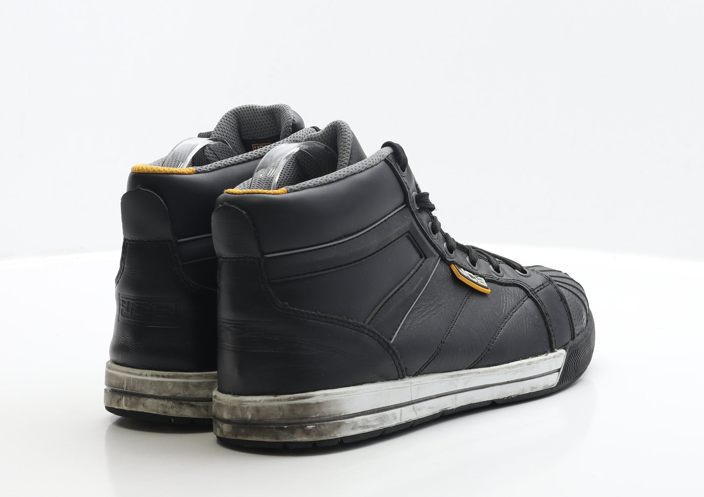 JCB Mens Black Polyester Bootie Boot UK 8 EUR 42