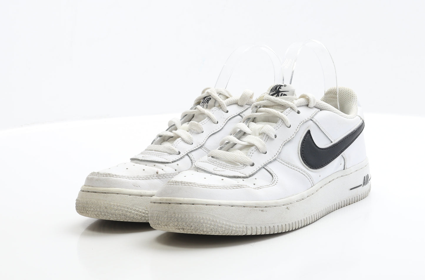 Nike Womens White Polyester Trainer UK 5 EUR 38 - Air Force 1
