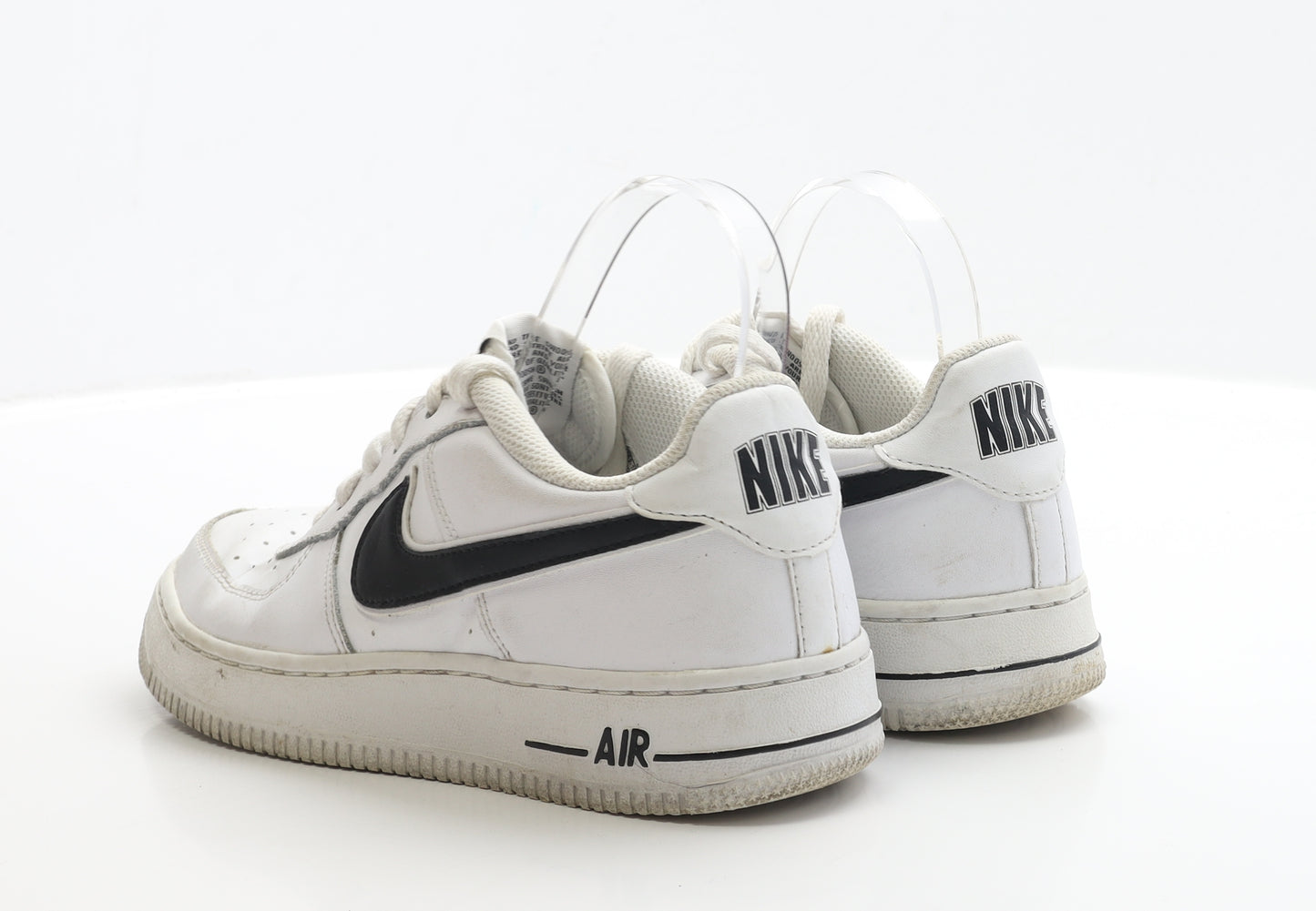 Nike Womens White Polyester Trainer UK 5 EUR 38 - Air Force 1