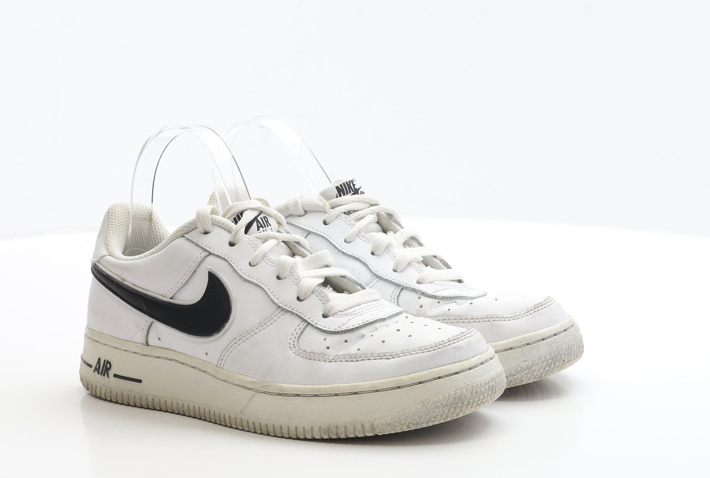 Nike Womens White Polyester Trainer UK 5 EUR 38 - Air Force 1