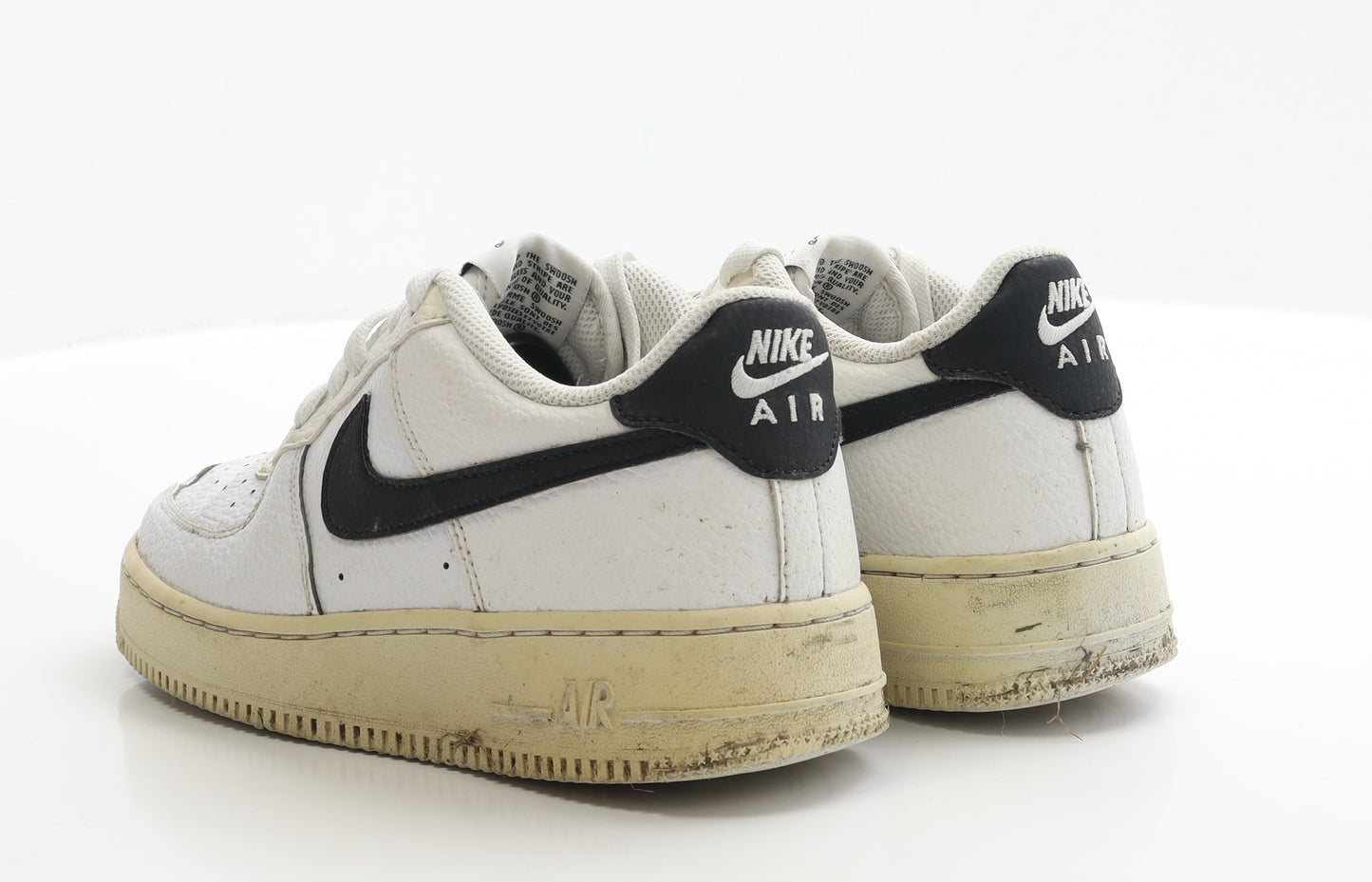 Nike Womens White Polyester Trainer UK 5.5 EUR 38.5 - Air Force 1
