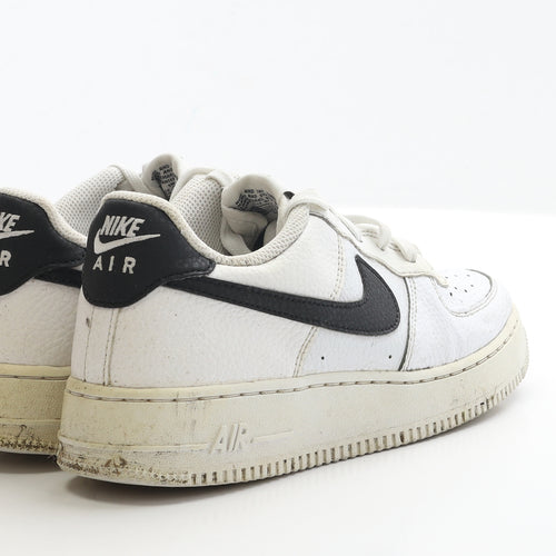 Nike Womens White Polyester Trainer UK 5.5 EUR 38.5 - Air Force 1