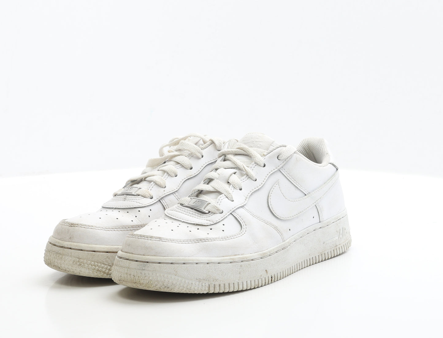 Nike Womens White Polyester Trainer UK 5 EUR 38 - Air Force 1