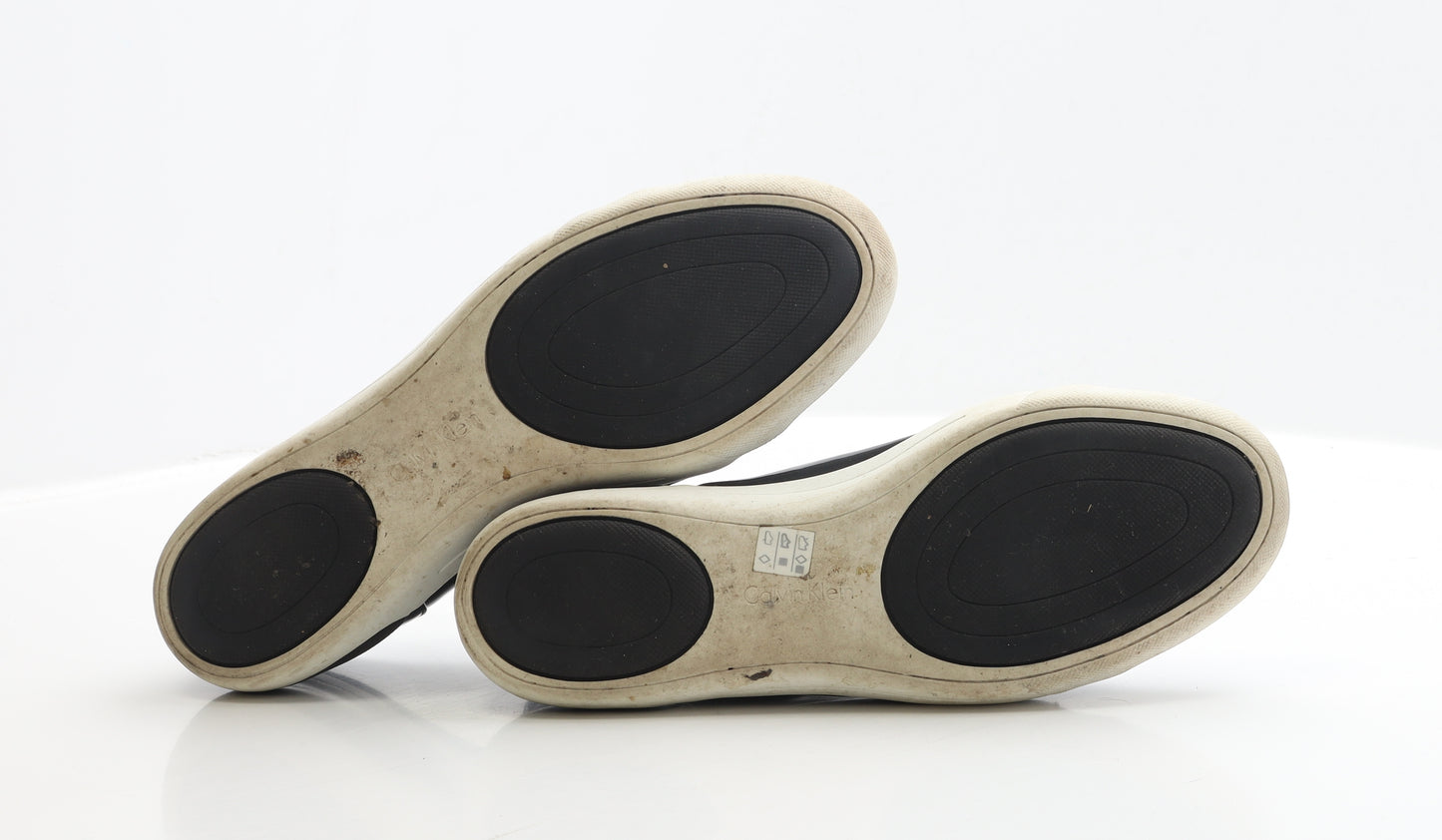 Calvin Klein Womens Blue PVC Trainer UK 6