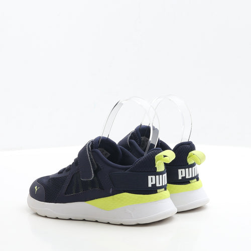 PUMA Boys Blue Polyester Trainer UK 13 EUR 32