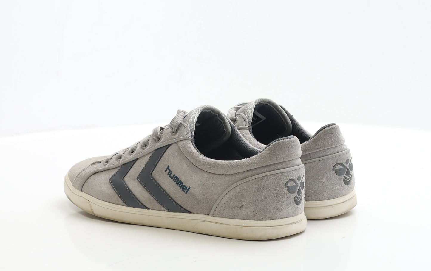 Hummel Mens Grey Faux Suede Trainer UK 10 EUR 44