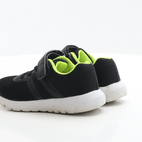 Dunnes Stores Boys Black Polyester Trainer UK 12 EUR 30 - Lace up