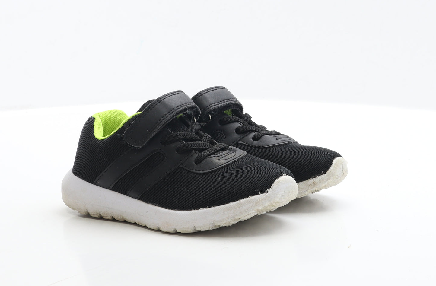 Dunnes Stores Boys Black Polyester Trainer UK 12 EUR 30 - Lace up