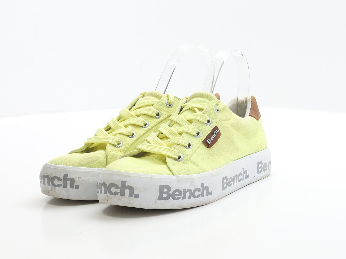 Bench Womens Yellow Fabric Trainer UK 5 EUR 38