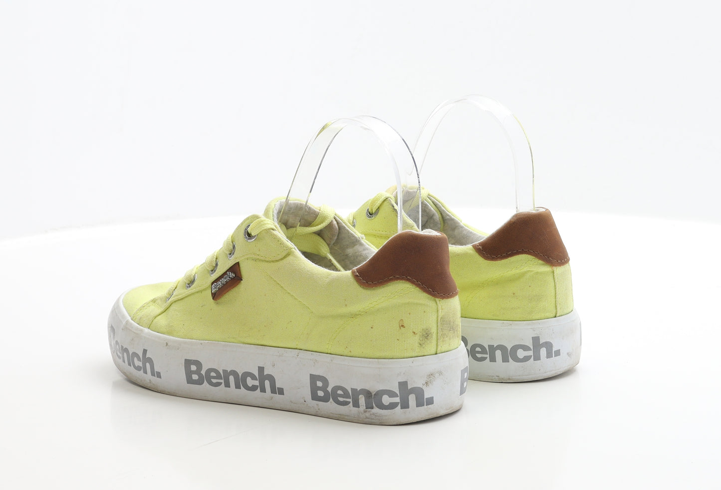 Bench Womens Yellow Fabric Trainer UK 5 EUR 38