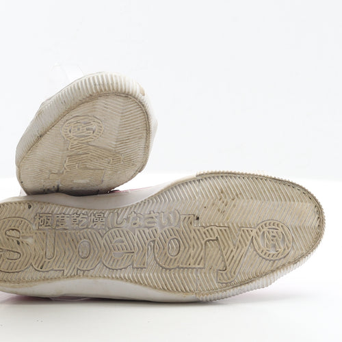 Superdry Womens Pink PVC Trainer UK 4 EUR 37