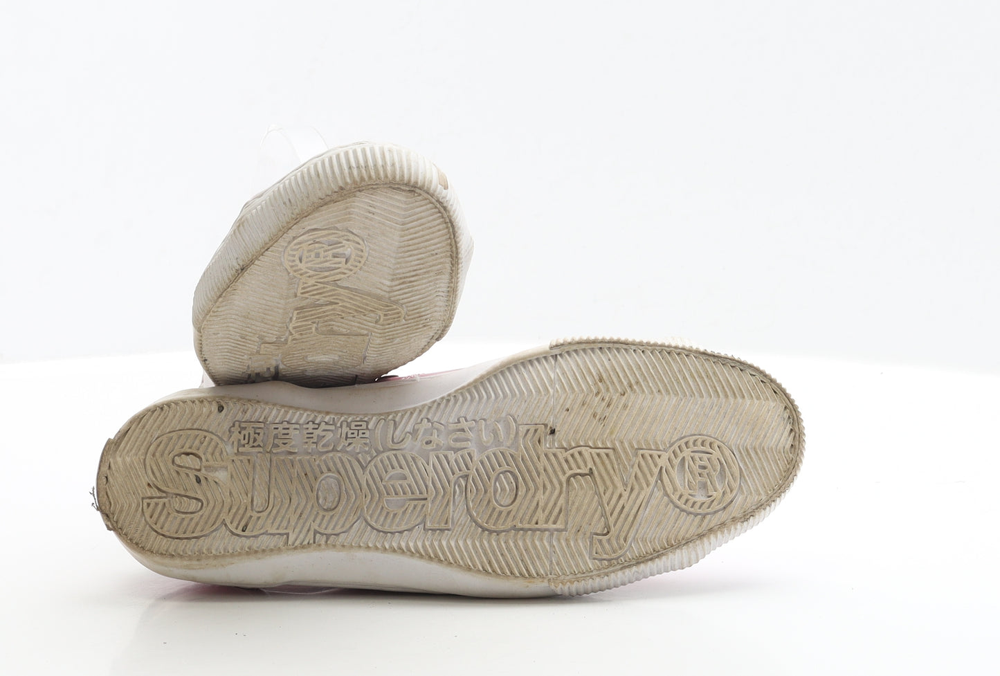 Superdry Womens Pink PVC Trainer UK 4 EUR 37