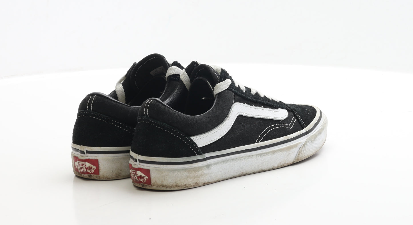 VANS Womens Black Fabric Trainer UK 3 EUR 35