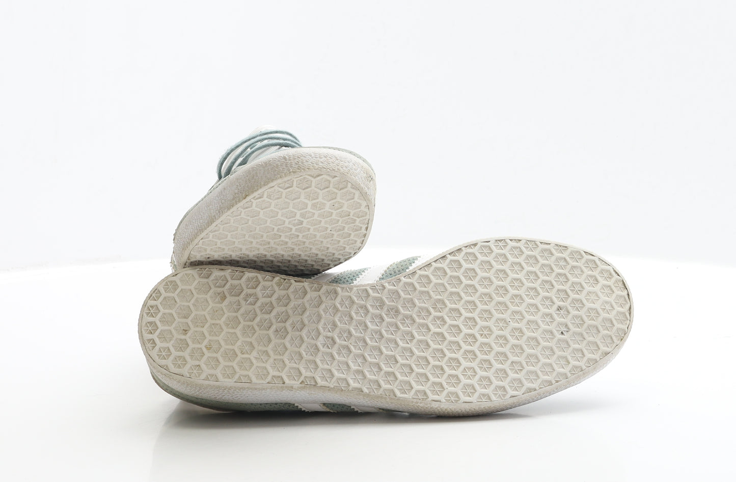 adidas Mens Green Polyester Trainer UK 6 - Gazelle