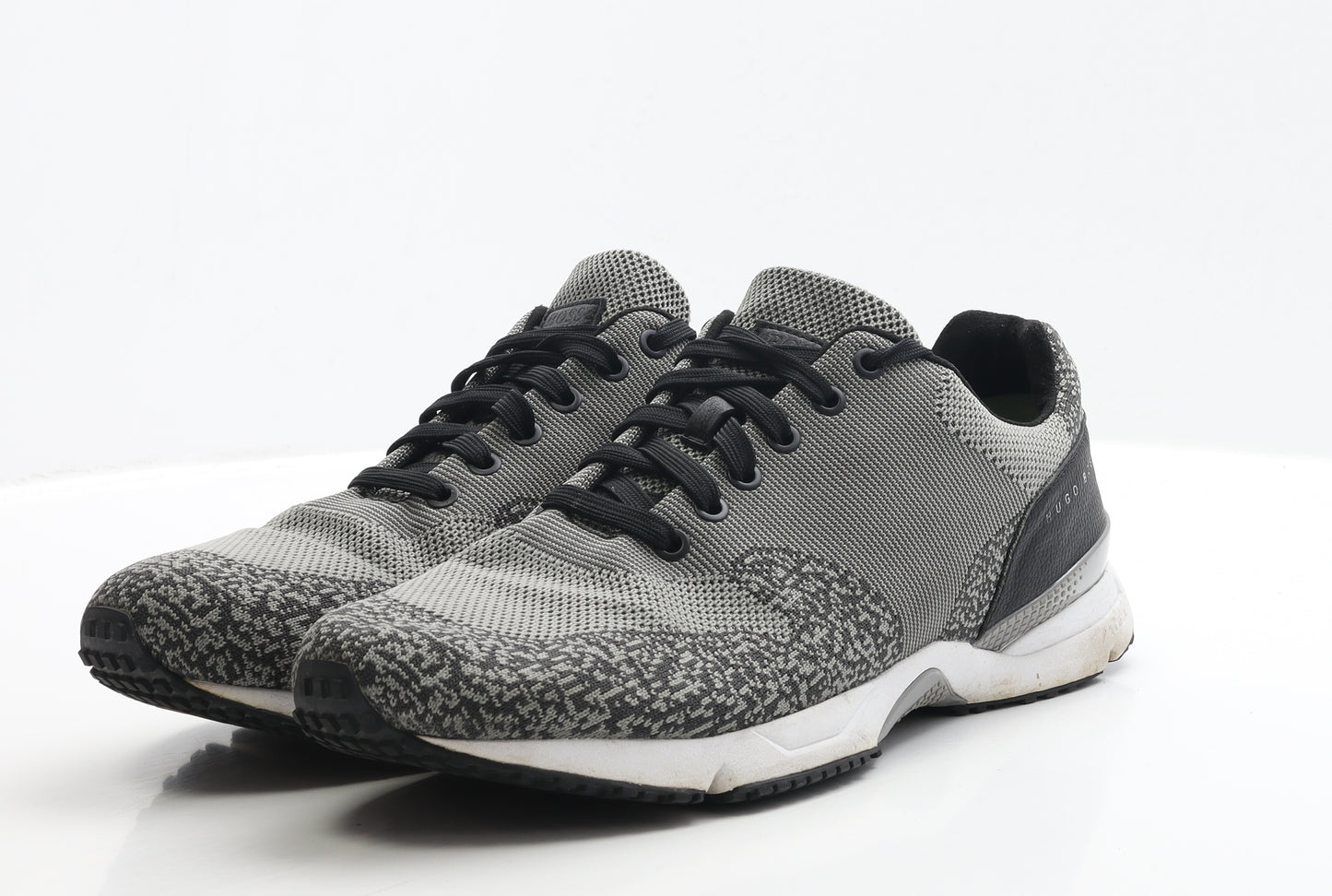 HUGO BOSS Mens Grey Polyester Trainer UK 11 EUR 45