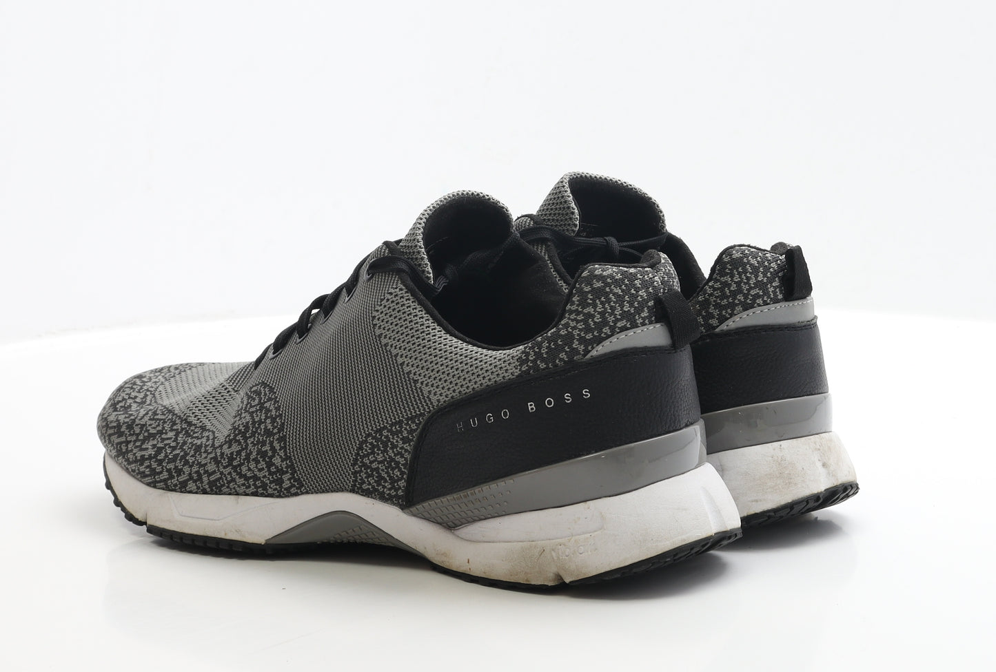 HUGO BOSS Mens Grey Polyester Trainer UK 11 EUR 45