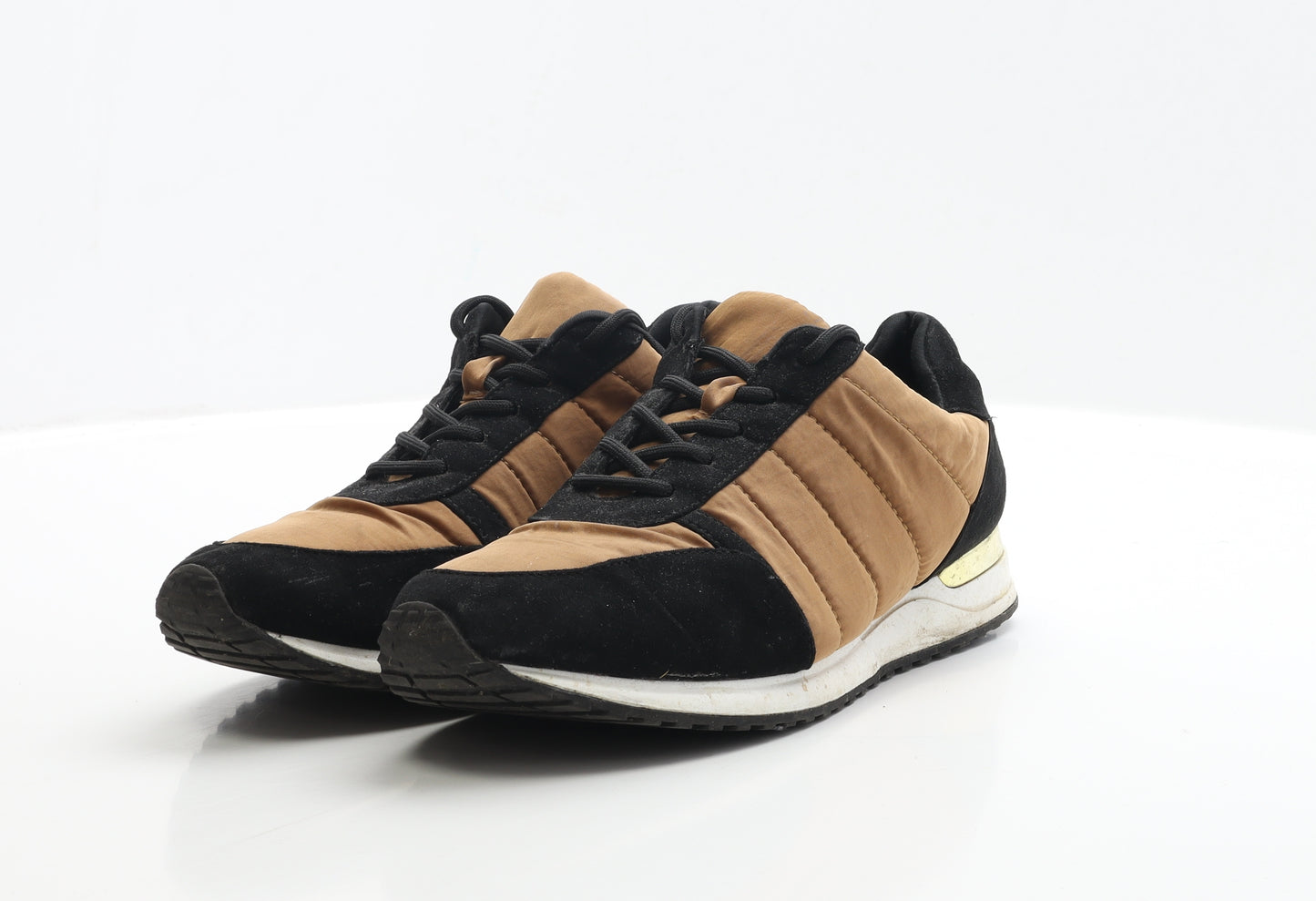 Preworn Womens Brown Polyester Trainer UK 6 EUR 39