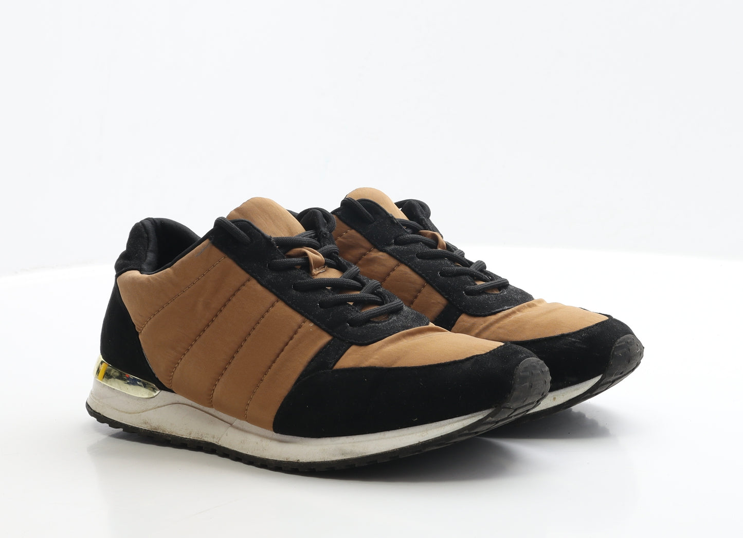 Preworn Womens Brown Polyester Trainer UK 6 EUR 39