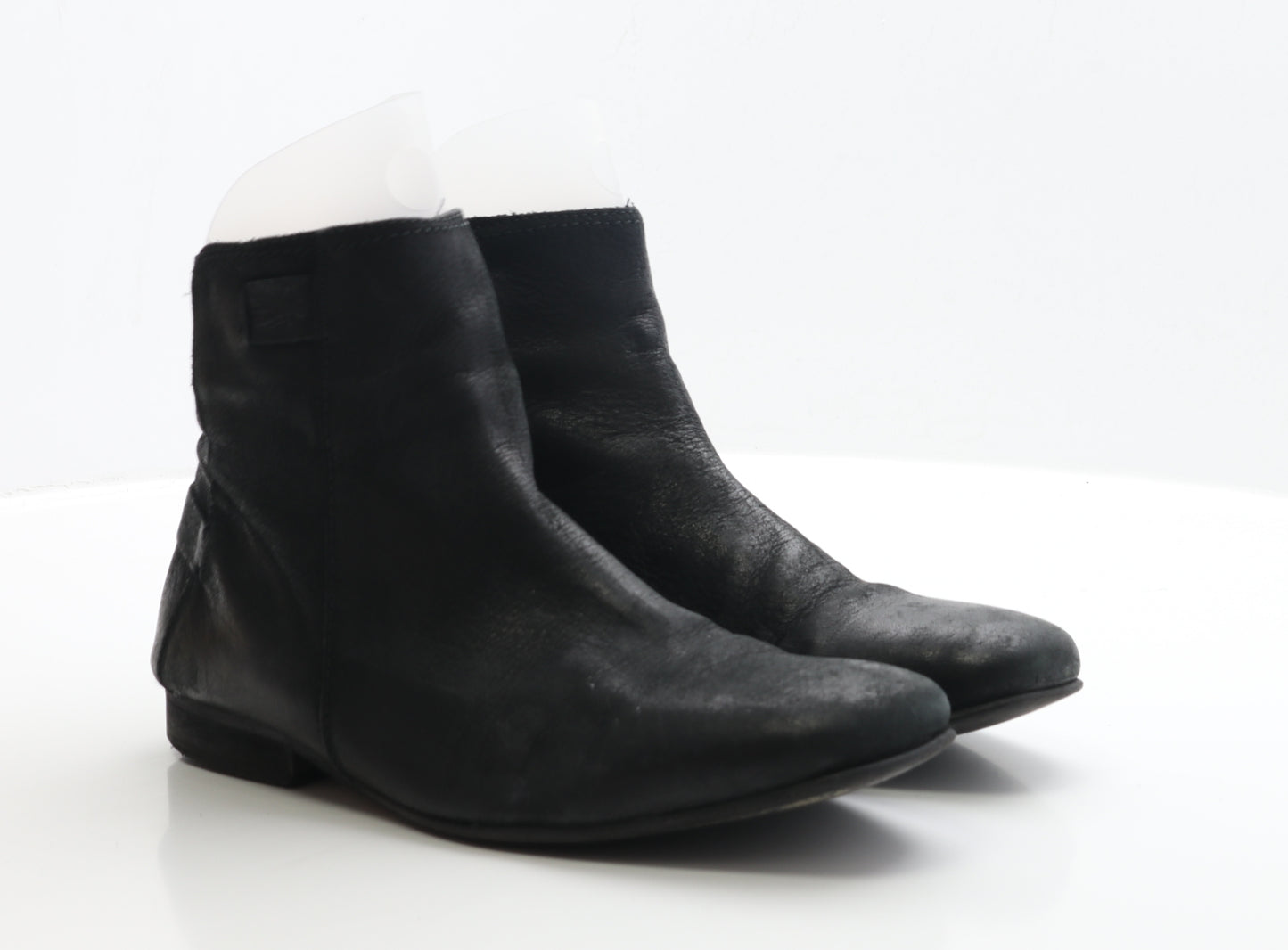 FLY London Mens Black Faux Leather Bootie Boot UK 9 EUR 43