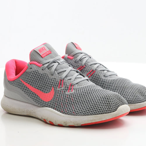 Nike Womens Grey Polyester Trainer UK 8 EUR 42.5