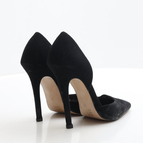 Kurt Geiger Womens Black Faux Suede Court Heel UK 3 EUR 36